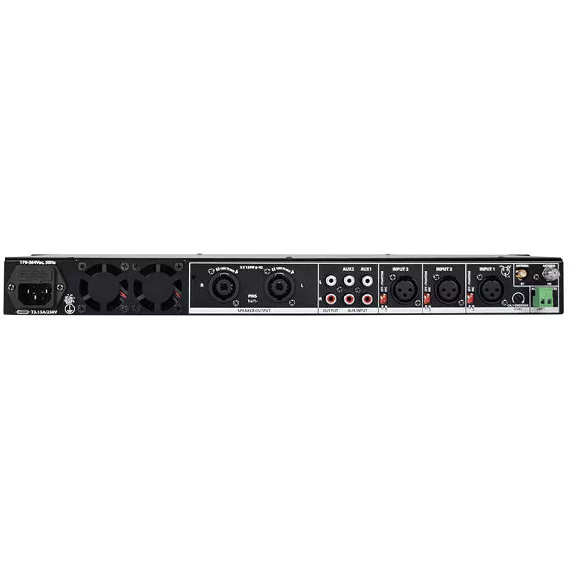 ADASTRA MM240 1U STEREO PA MIXER-AMPLIFIER USB/BT/FM 4OHM 2 X 120W