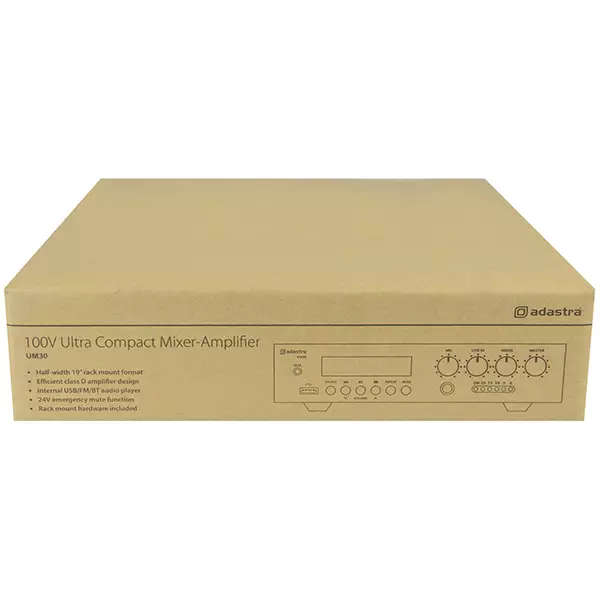 ADASTRA UM30 MIXER AMPLIFIER 100V 30W