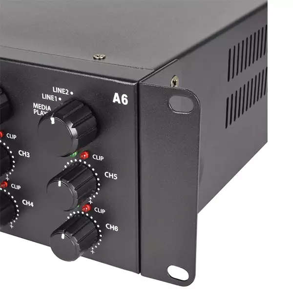 ADASTRA A6 2U MIXER AMPLIFIER 6X 200W