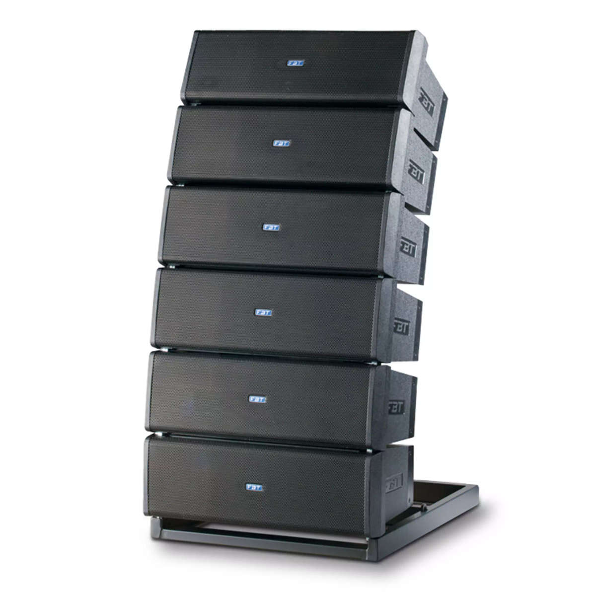 FBT MITUS206LA 2x 6.5INCH ACTIVE LINE ARRAY SPEAKER BLACK 600W + 300W