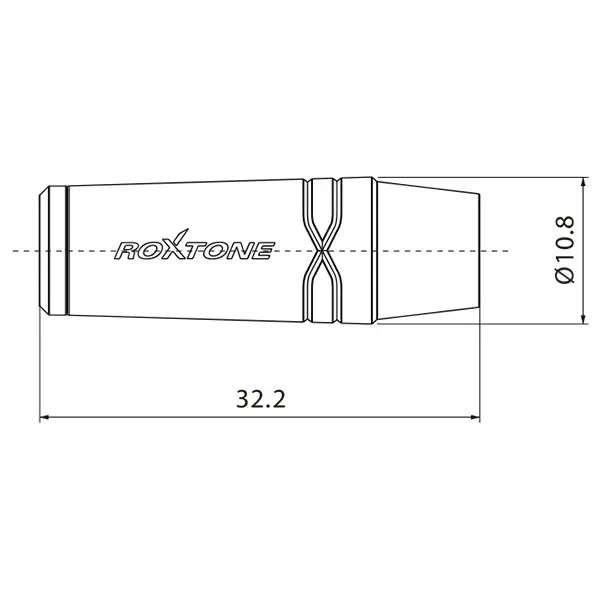 ROXTONE CONNECTOR 3.5mm STEREO FEMALE INLINE