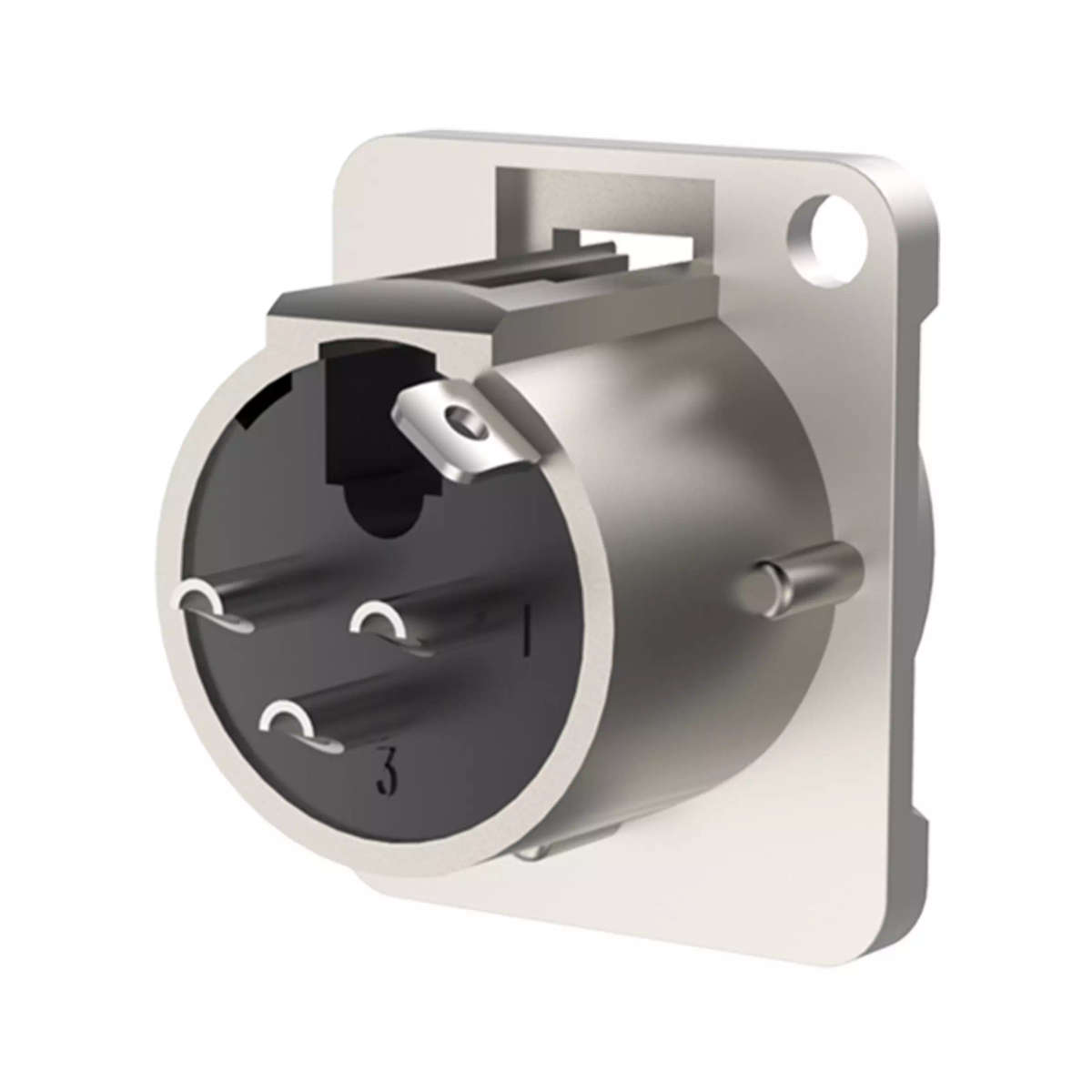 ROXTONE CONNECTOR XLR CHASSIS MOUNT MALE
