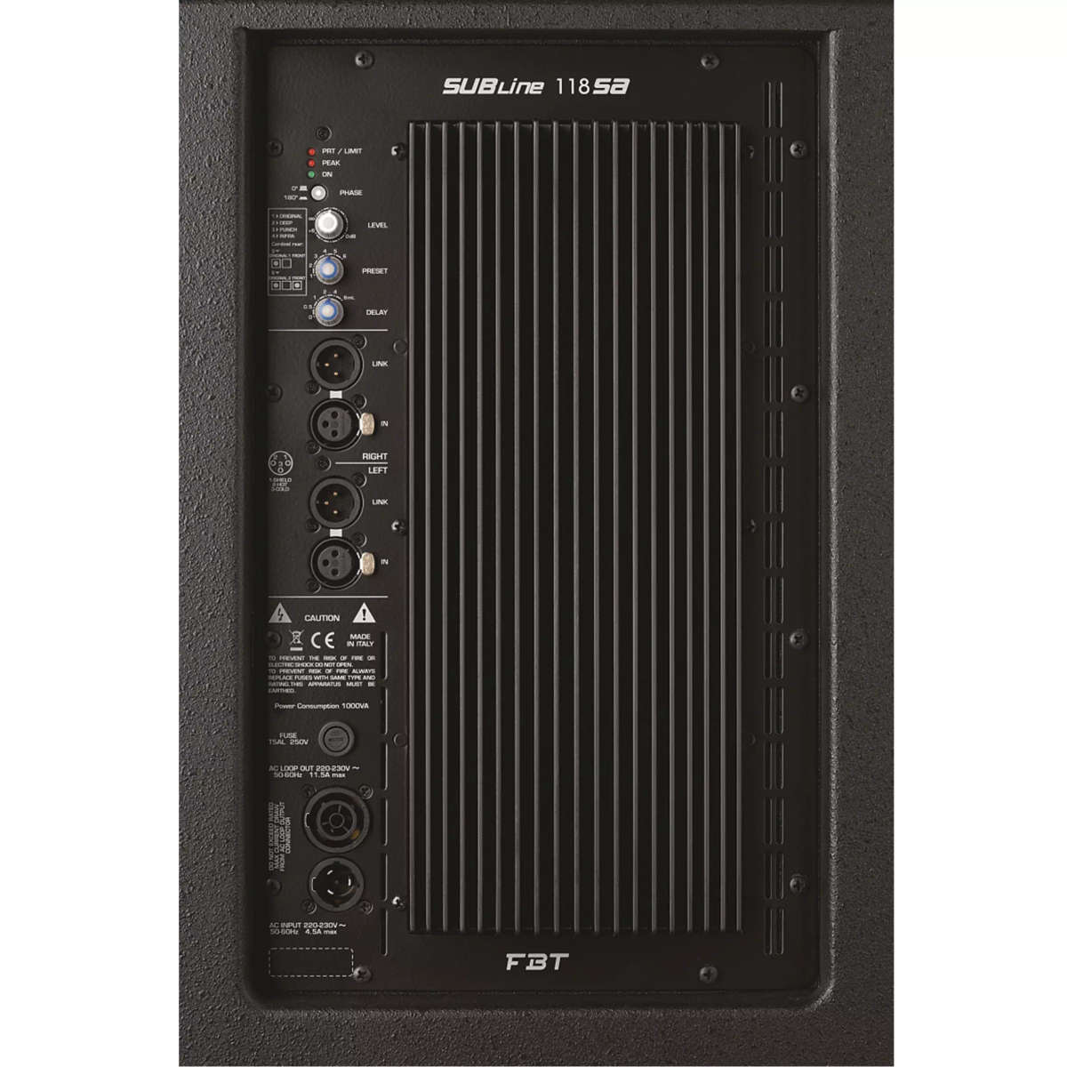 FBT - SUBLINE118SA ACTIVE SUB 18in 1200W RMS