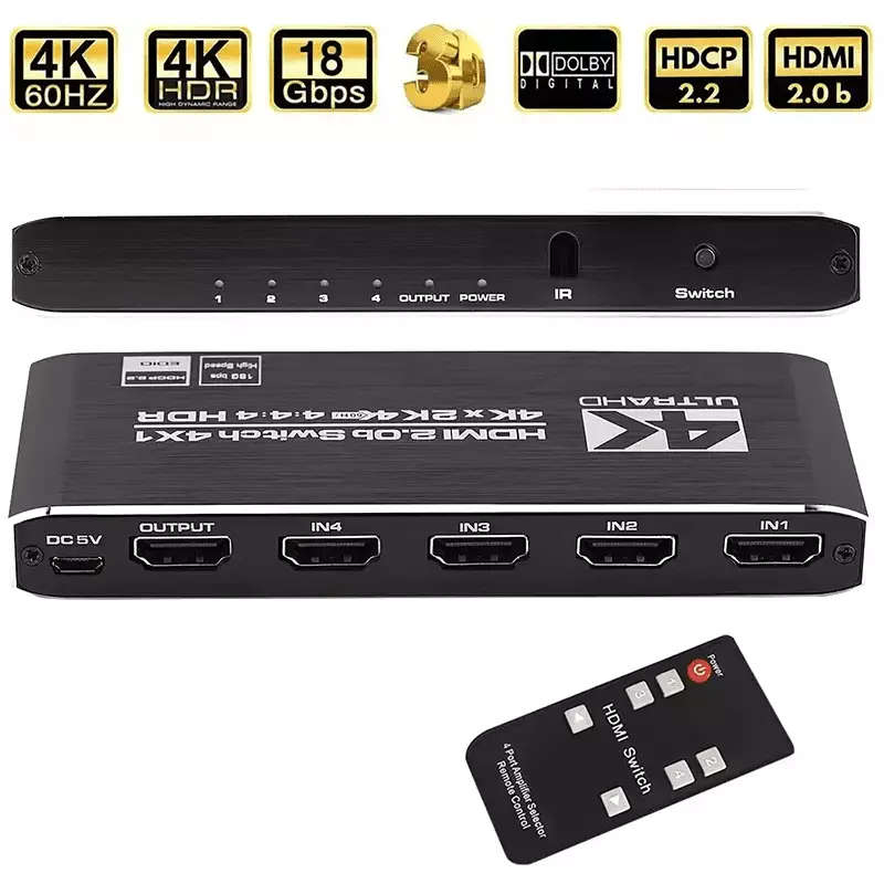 TVA HDMI SELECTOR 4IN 1 OUT