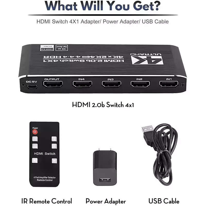 TVA HDMI SELECTOR 4IN 1 OUT