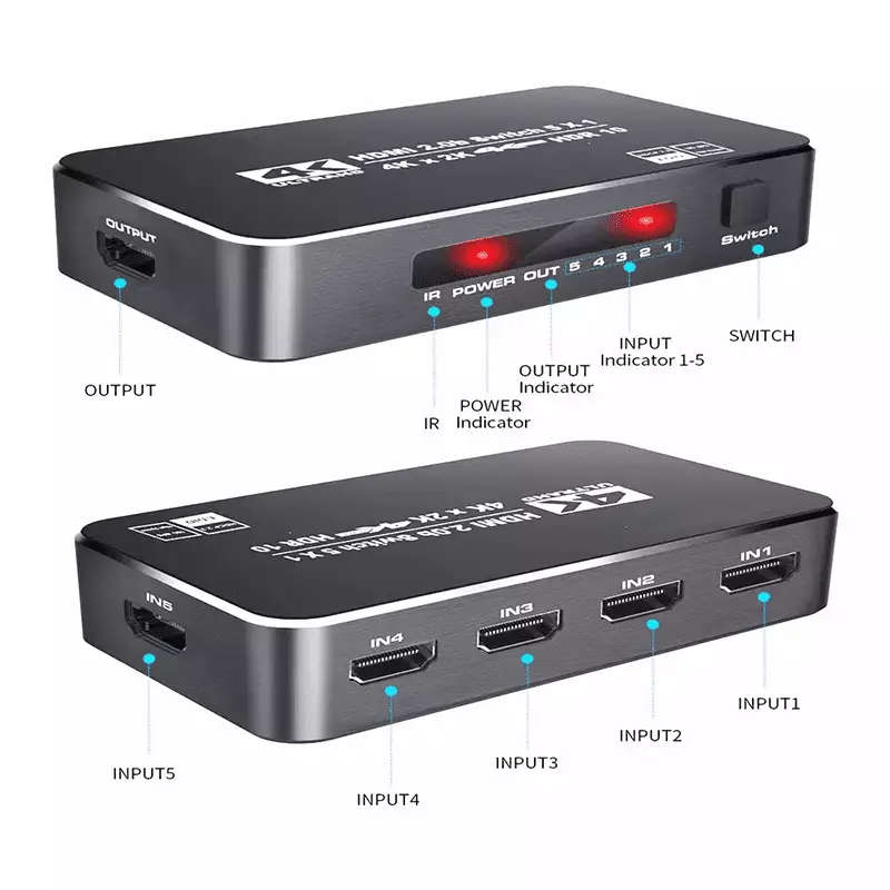 TVA HDMI SELECTOR 5IN 1 OUT