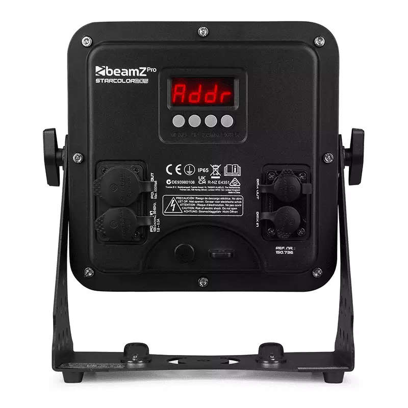 BEAMZPRO STARCOLOR205 LED FLOOD LIGHT IP65 24X 10W RGBA
