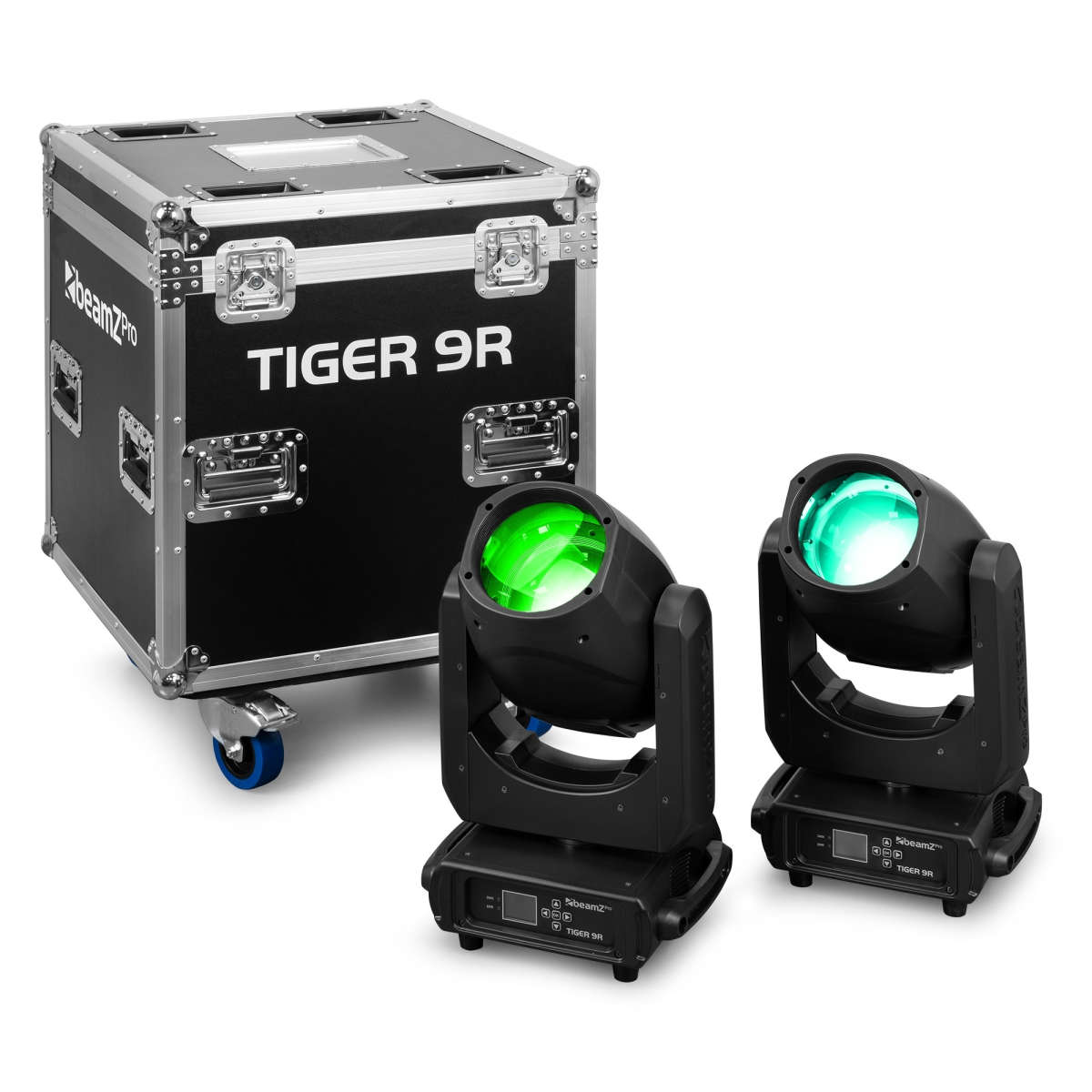 BEAMZPRO TIGER9R MOVING HEAD BEAM 260W [2 IN A FLIGHTCASE]