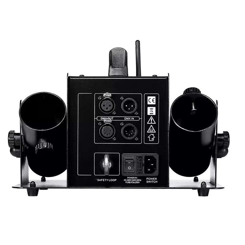 DJPOWER R-5 DUAL-OUTPUT ELECTRIC CONFETTI LAUNCHER