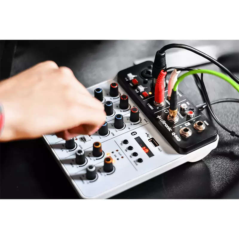 CITRONIC - Q-PAD COMPACT MUSIC MIXER 4-CH BT/USB/MP3