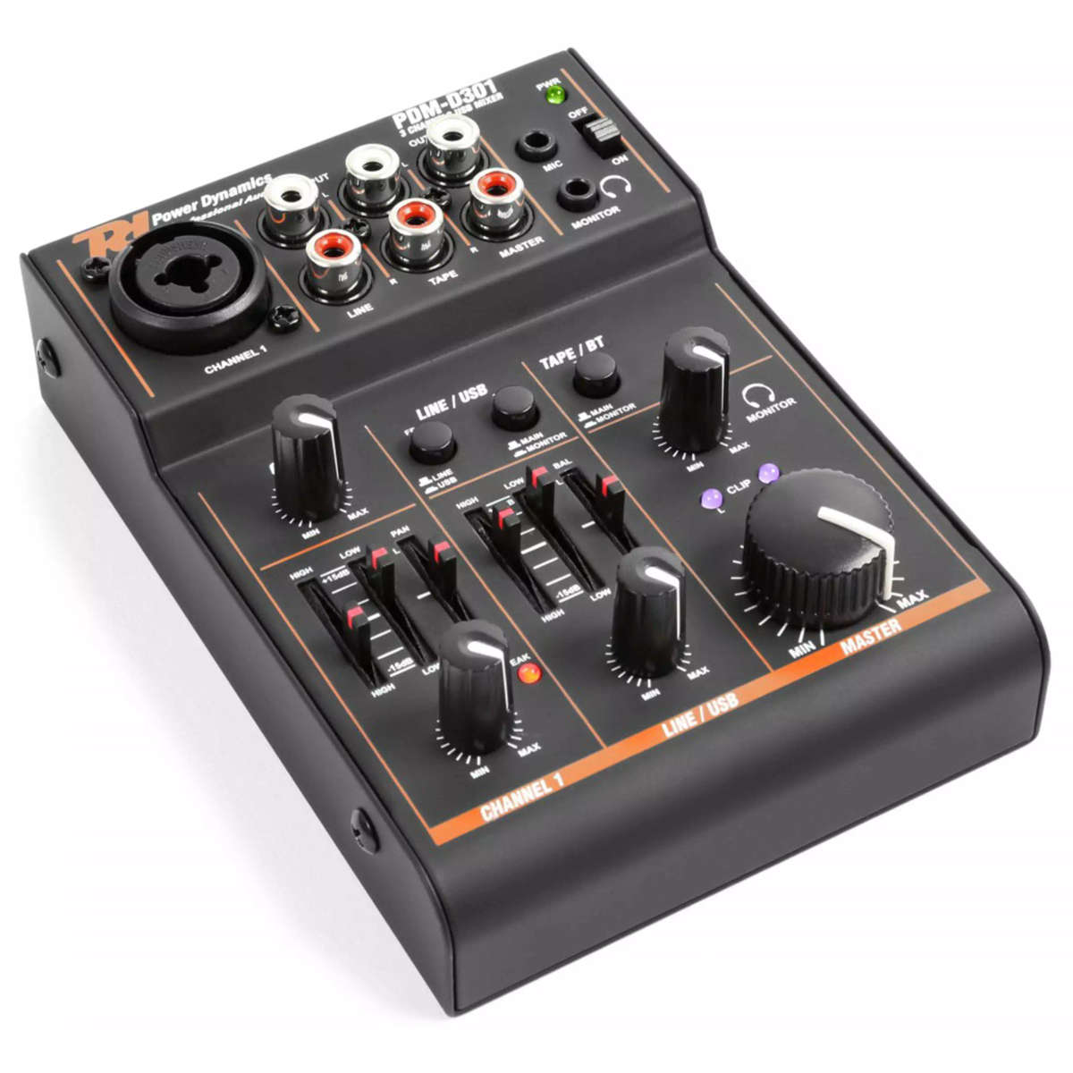 PDM PDM-D301 USB MIXER 3CH
