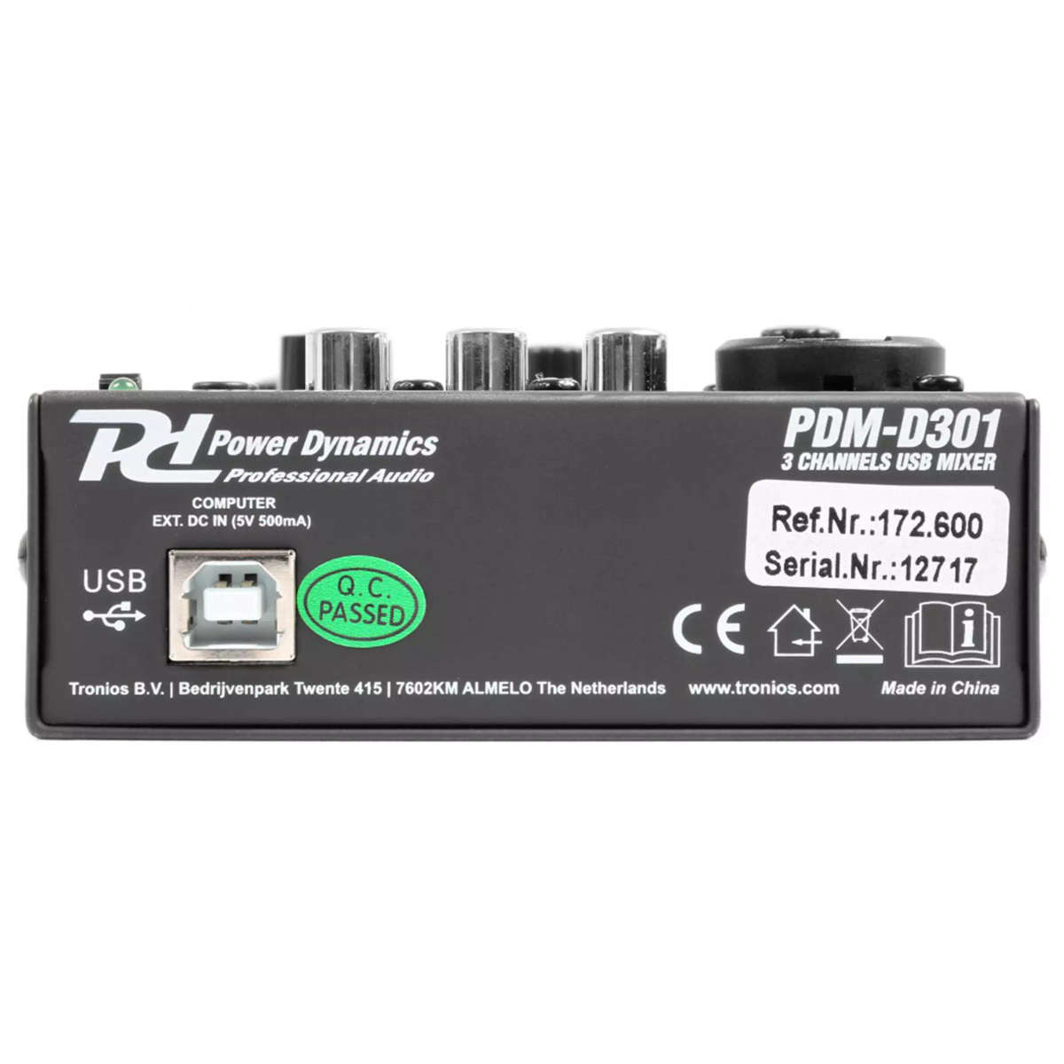 PDM PDM-D301 USB MIXER 3CH