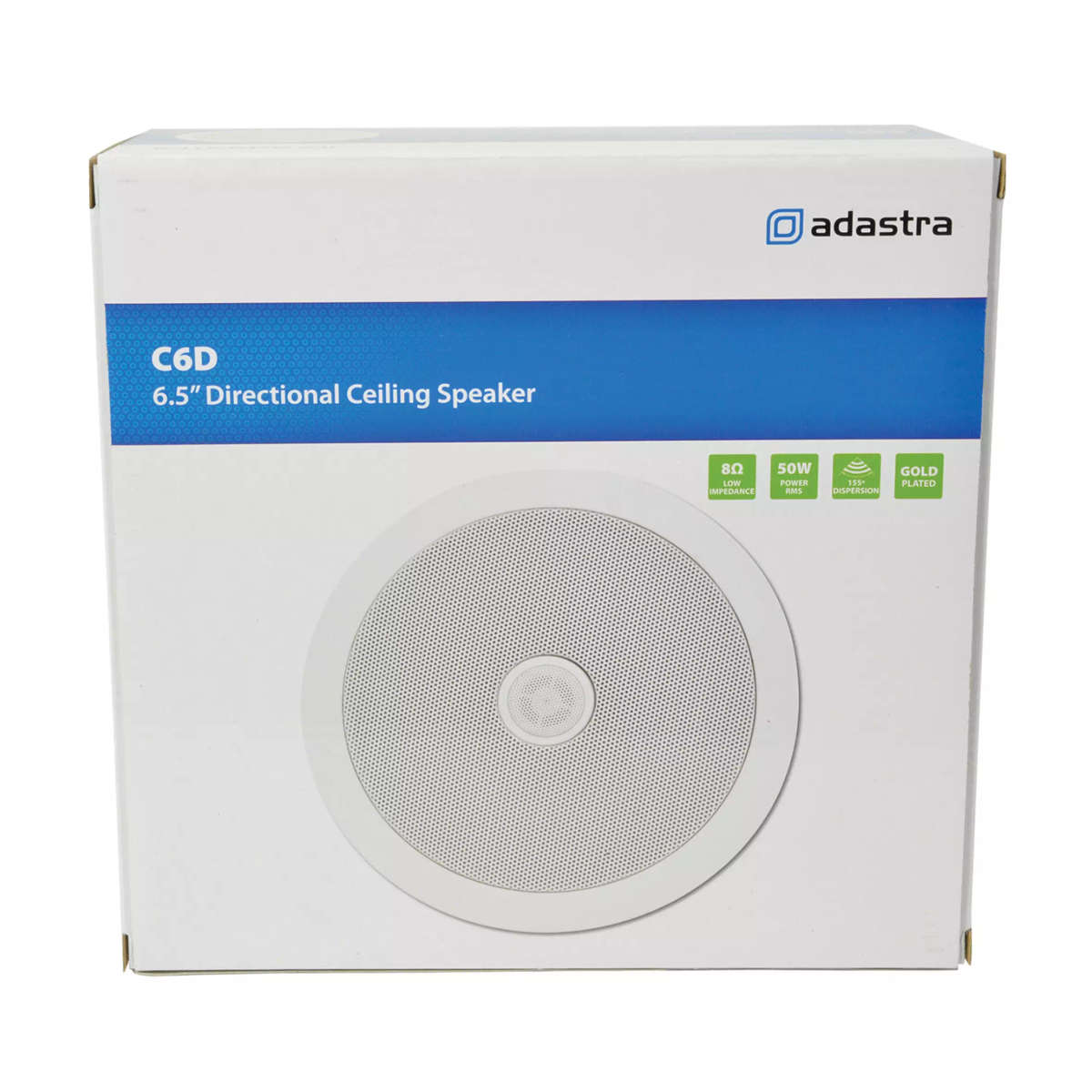 ADASTRA C6D CEILING SPEAKER DIRECTIONAL TWEETER 6.5INCH WHITE 100W 8OHM