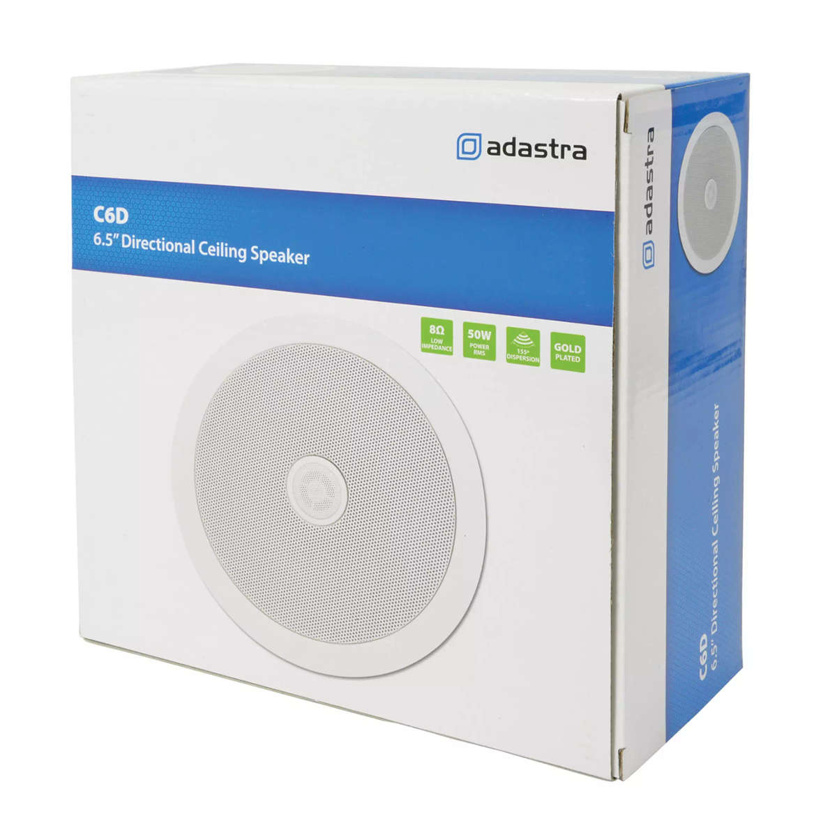 ADASTRA C6D CEILING SPEAKER DIRECTIONAL TWEETER 6.5INCH WHITE 100W 8OHM