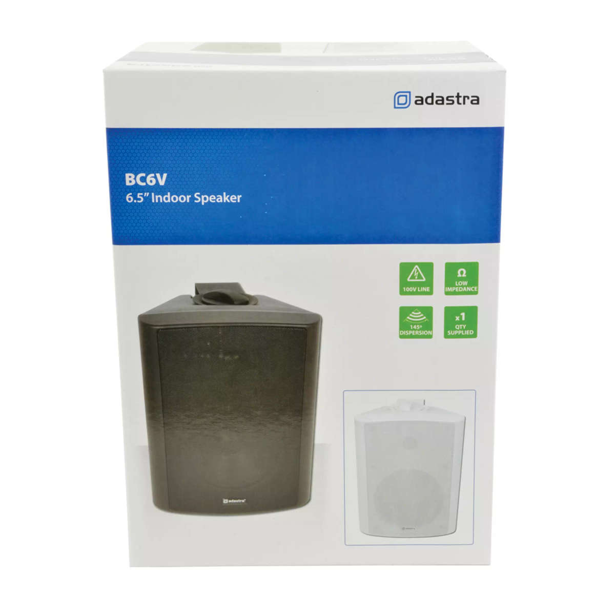 ADASTRA BC6V-W WALL MOUNT SPEAKER 6INCH WHITE 60W 100V