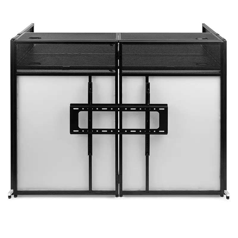 Vonyx - DB6 PRO DJ BOOTH WITH TV BRACKET 32" - 65"