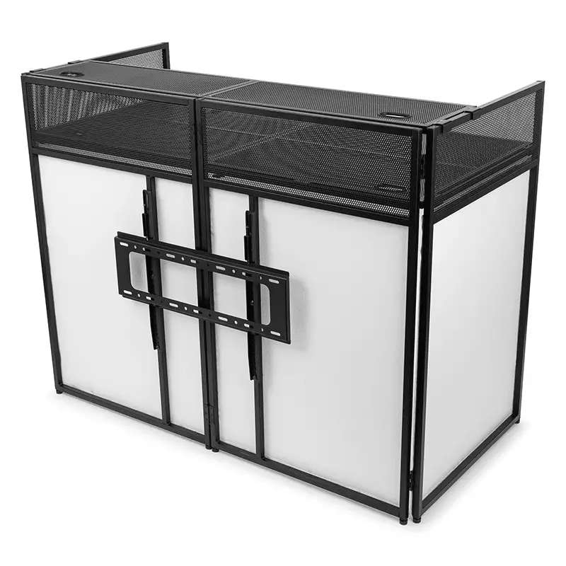 Vonyx - DB6 PRO DJ BOOTH WITH TV BRACKET 32" - 65"