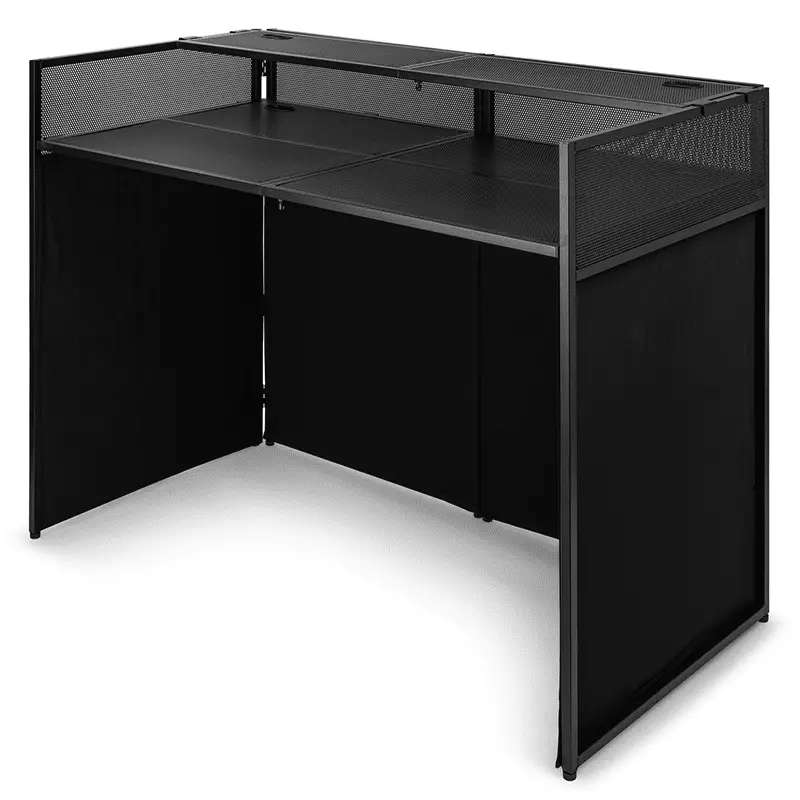 Vonyx - DB6 PRO DJ BOOTH WITH TV BRACKET 32" - 65"