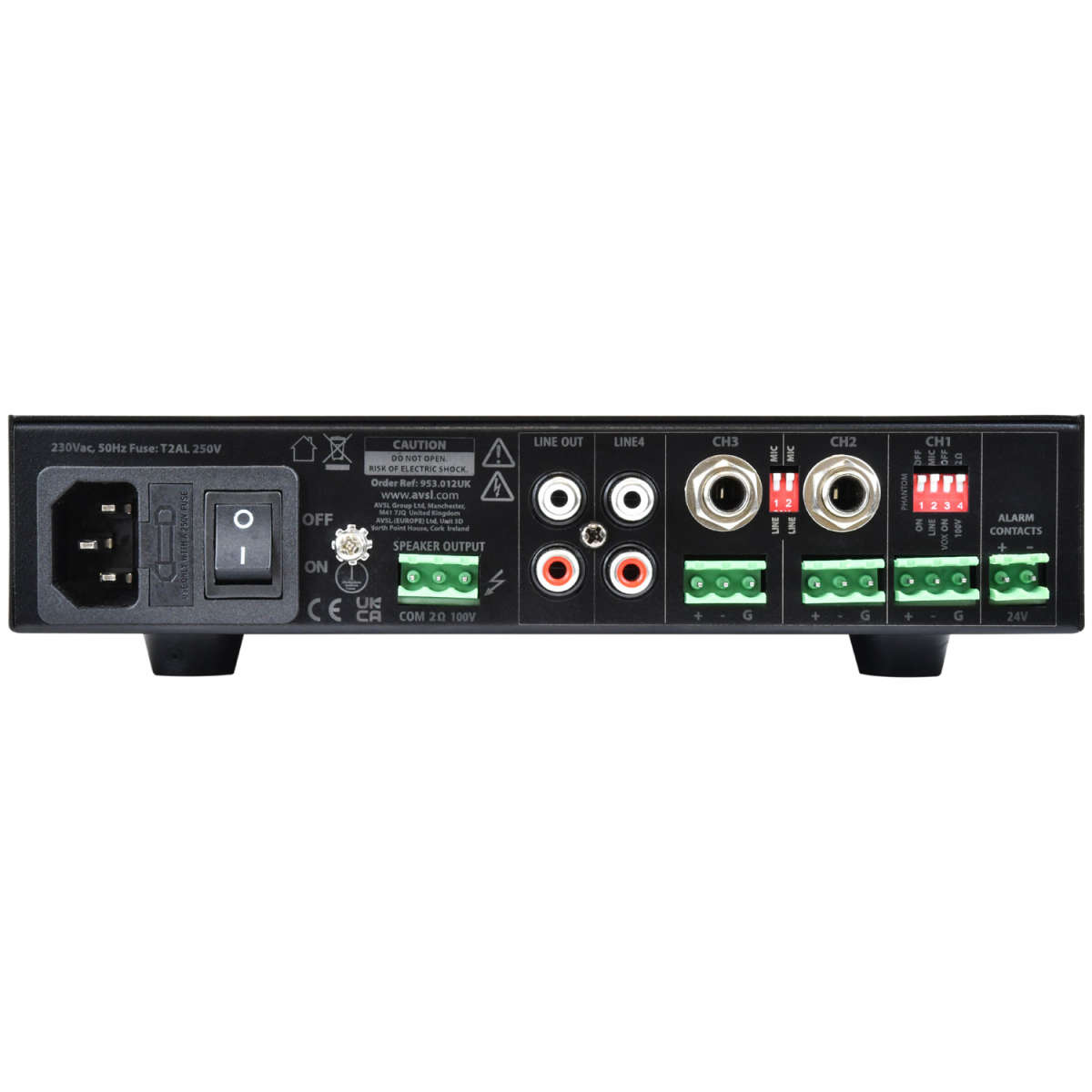 ADASTRA UA120 100V MIXER AMPLIFIER 120W