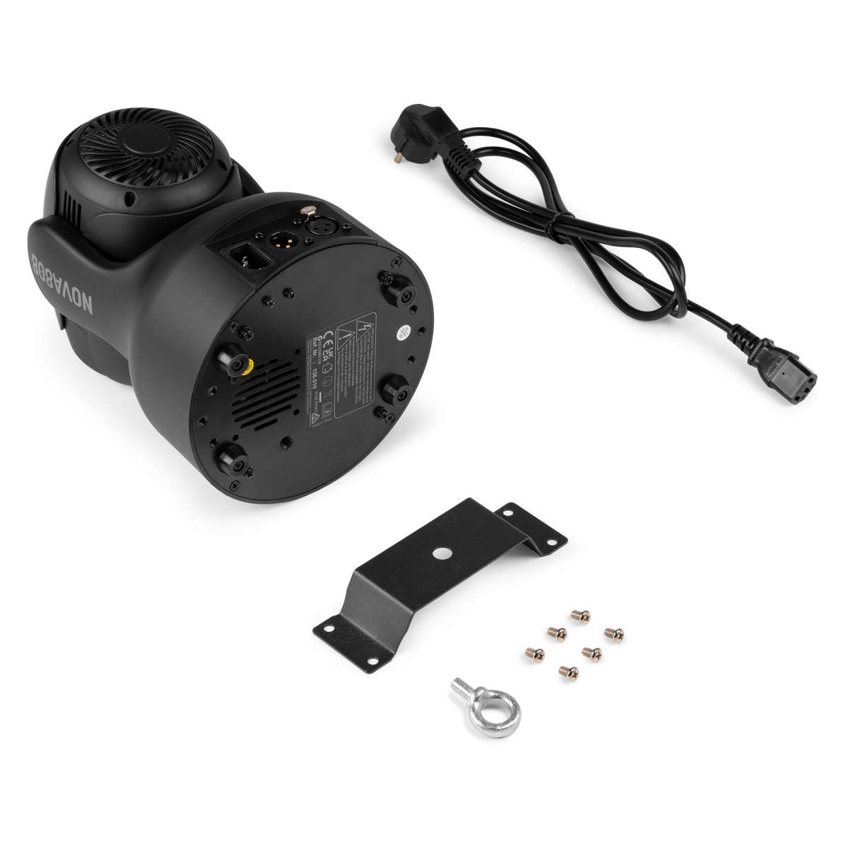 BEAMZ NOVA80B-BK LED MOVING HEAD BEAM 1X 80W GOBO BLACK IP20