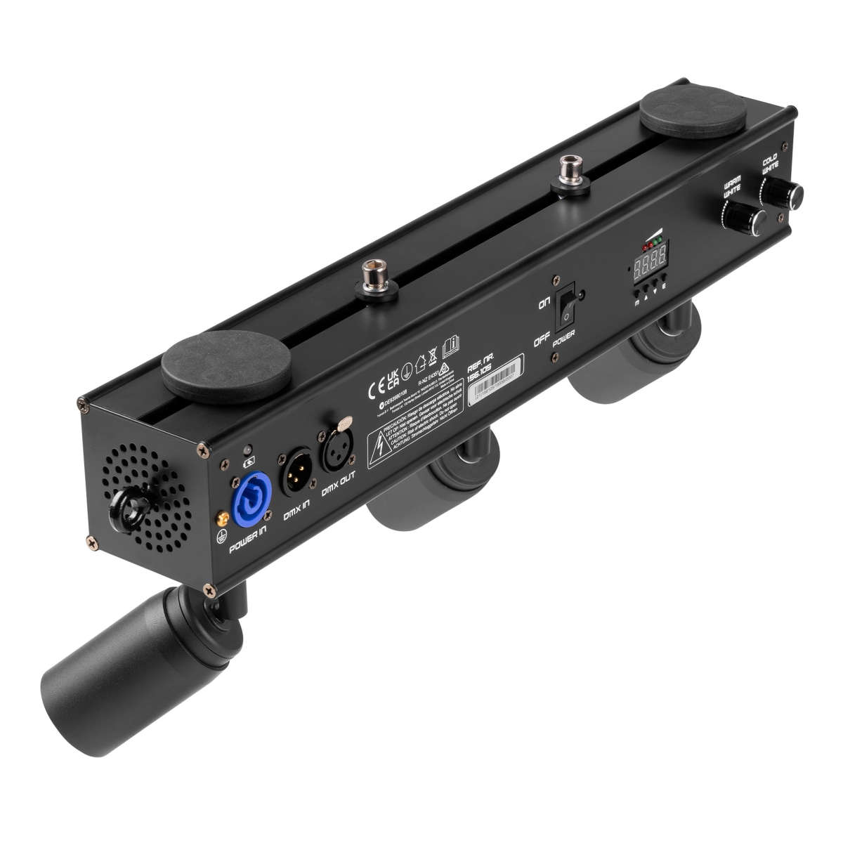 BEAMZ EZYBAR3 LED BATTERY BAR LIGHT 3X 10W WW/CW IP20