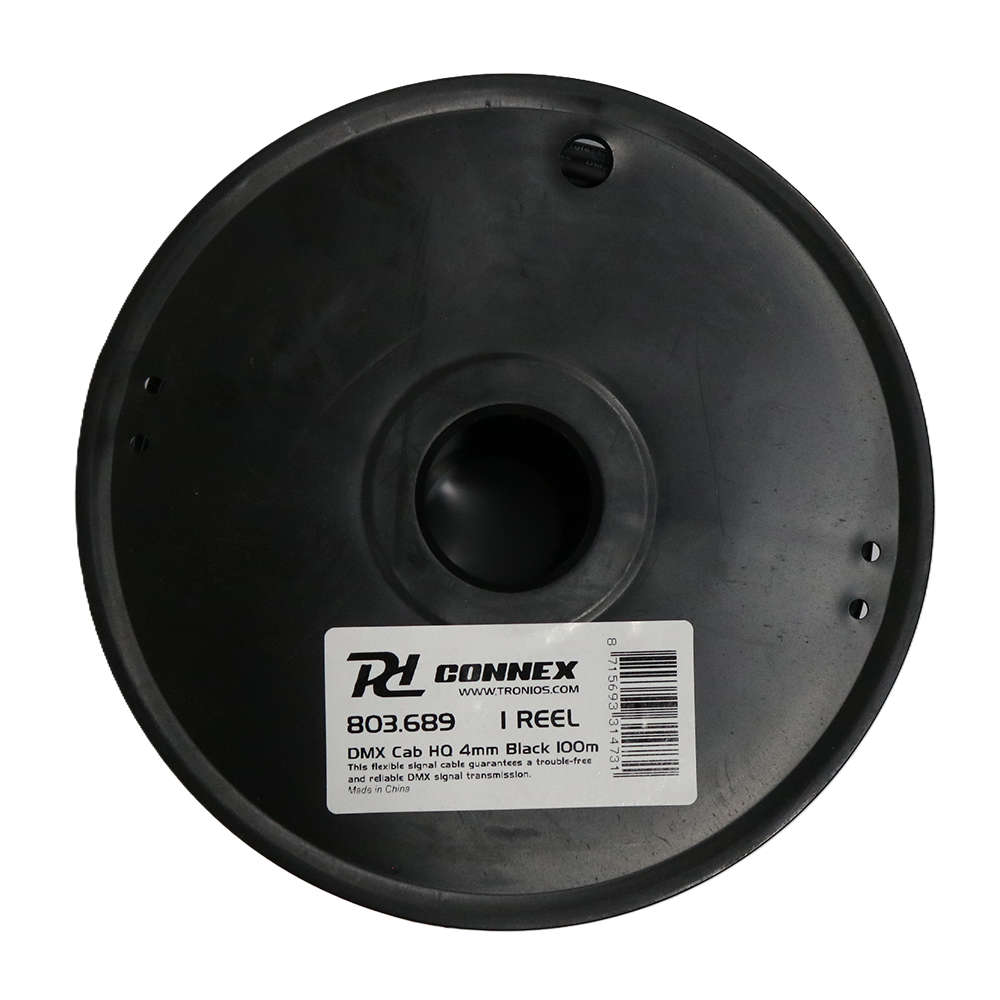 FILO DX5.0B DMX CABLE 5MM BLACK 100M