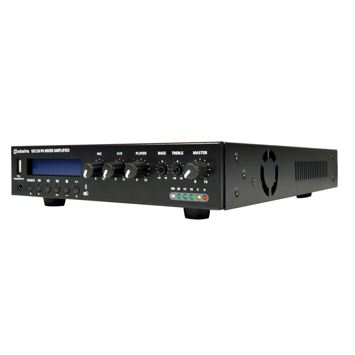 ADASTRA UX120 100V MIXER AMPLIFIER 120W USB/FM/BT