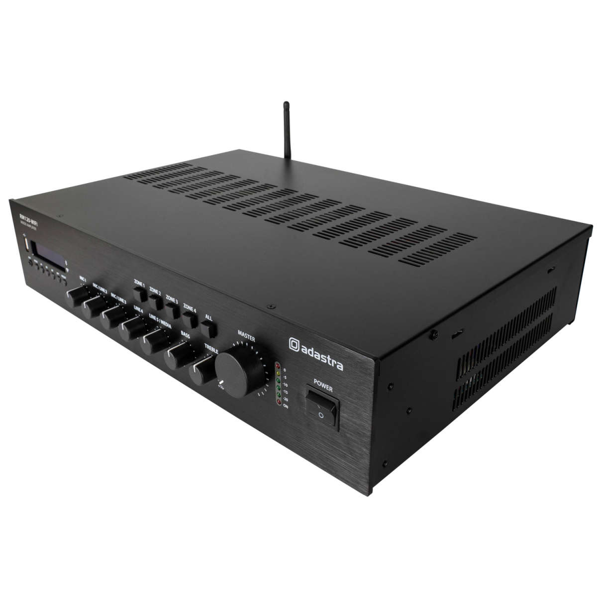 ADASTRA RM120D-WIFI 100V MIXER AMPLIFIER 120W USB/BT/FM/DAB+/WIFI