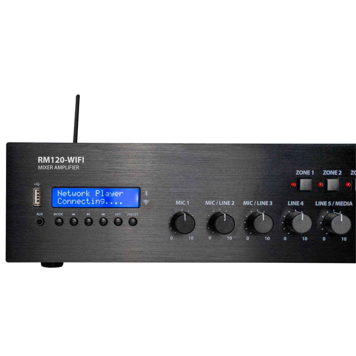 ADASTRA RM120D-WIFI 100V MIXER AMPLIFIER 120W USB/BT/FM/DAB+/WIFI