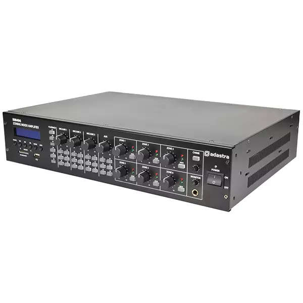 ADASTRA RM406 MIXER AMPLIFIER USB/SD/FM/BT 6 ZONE 100V 40W