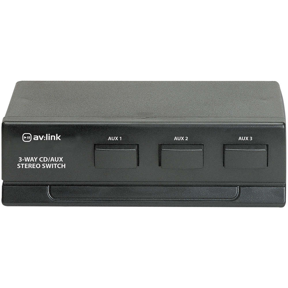 AVLINK AD-AUD31 CD/AUX STEREO SWITCH 3WAY