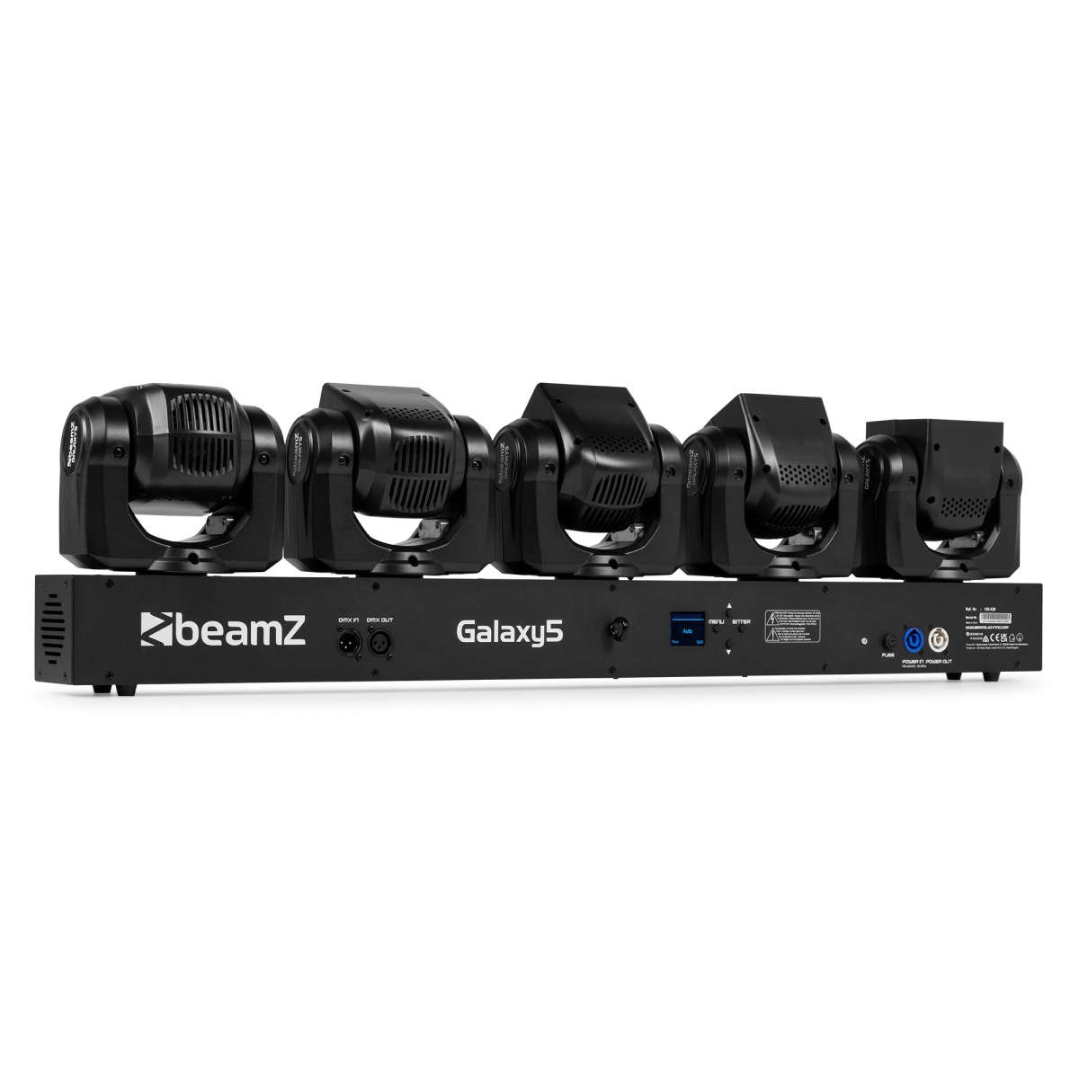 BEAMZ GALAXY5 MOVING HEAD BAR 5X 40W RGBW IP20