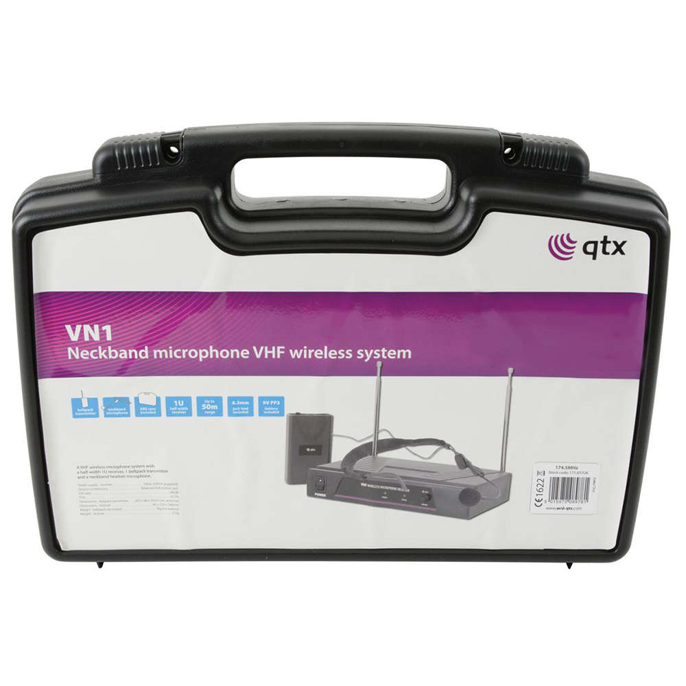 QTX VN1 NECKBAND MICROPHONE VHF 174.5MHz