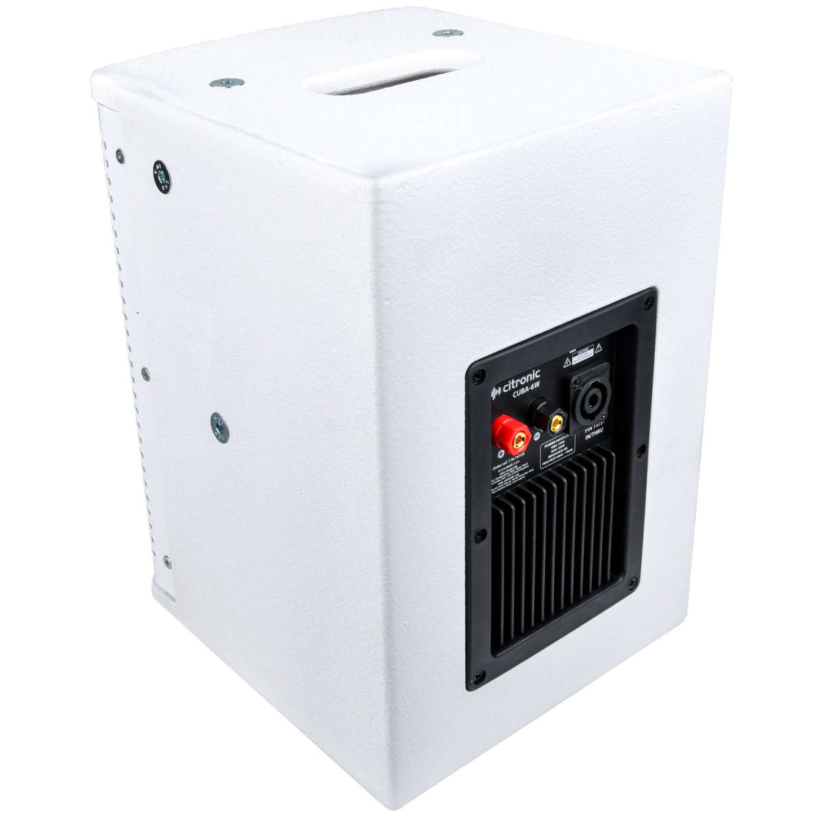CITRONIC CUBA-6W WALL MOUNT SPEAKER 6INCH WHITE 100W 8OHM