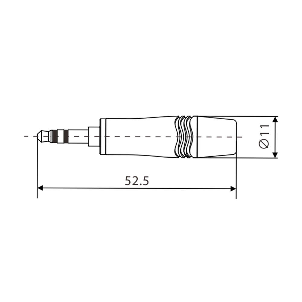 ROXTONE CONNECTOR 3.5MM STEREO MALE INLINE
