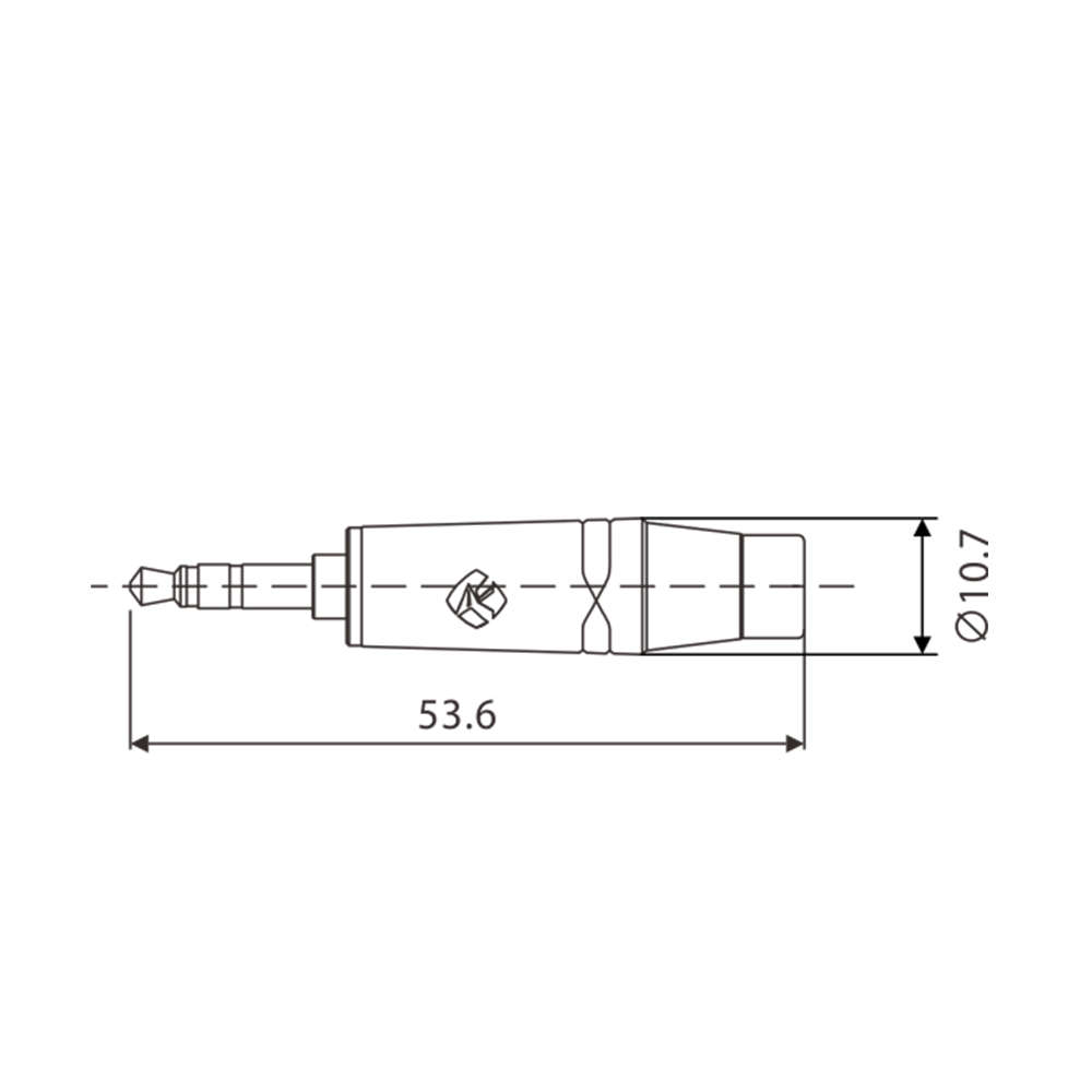 ROXTONE CONNECTOR 3.5MM STEREO MALE INLINE