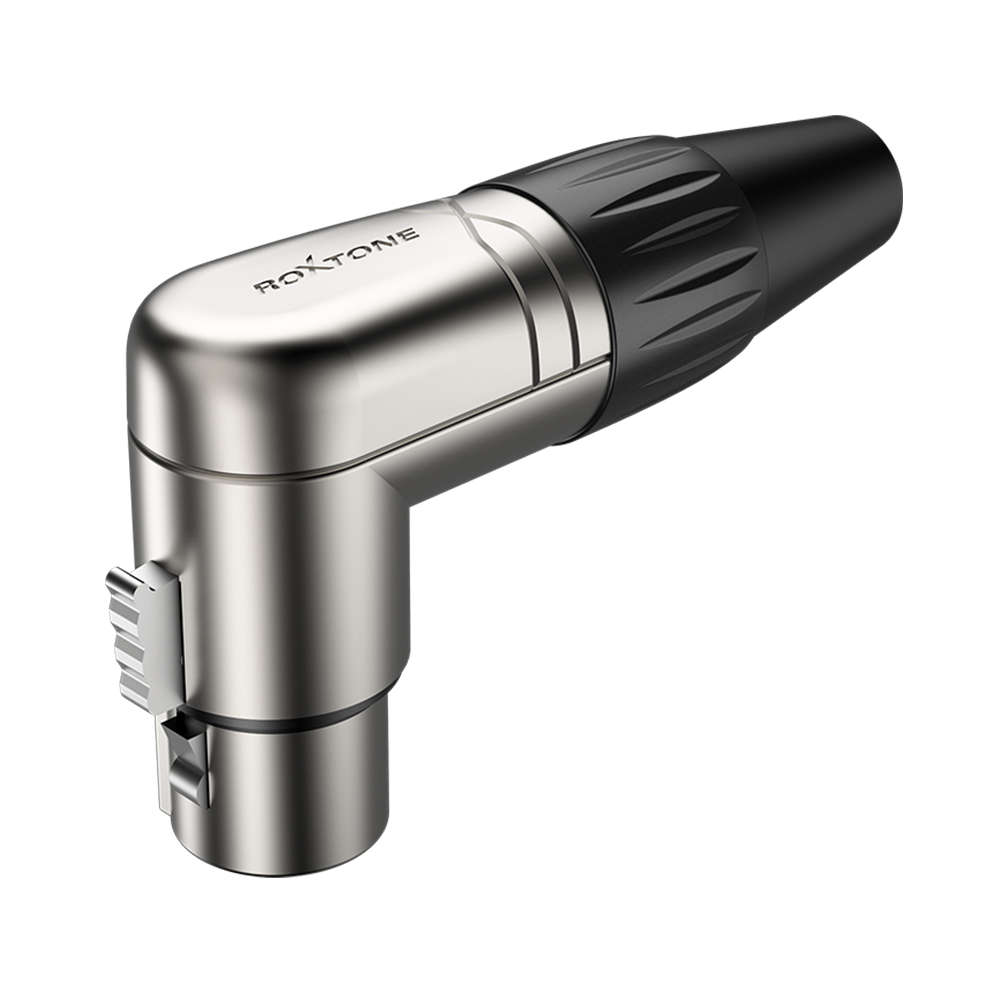 ROXTONE CONNECTOR RIGHT ANGLE XLR INLINE FEMALE