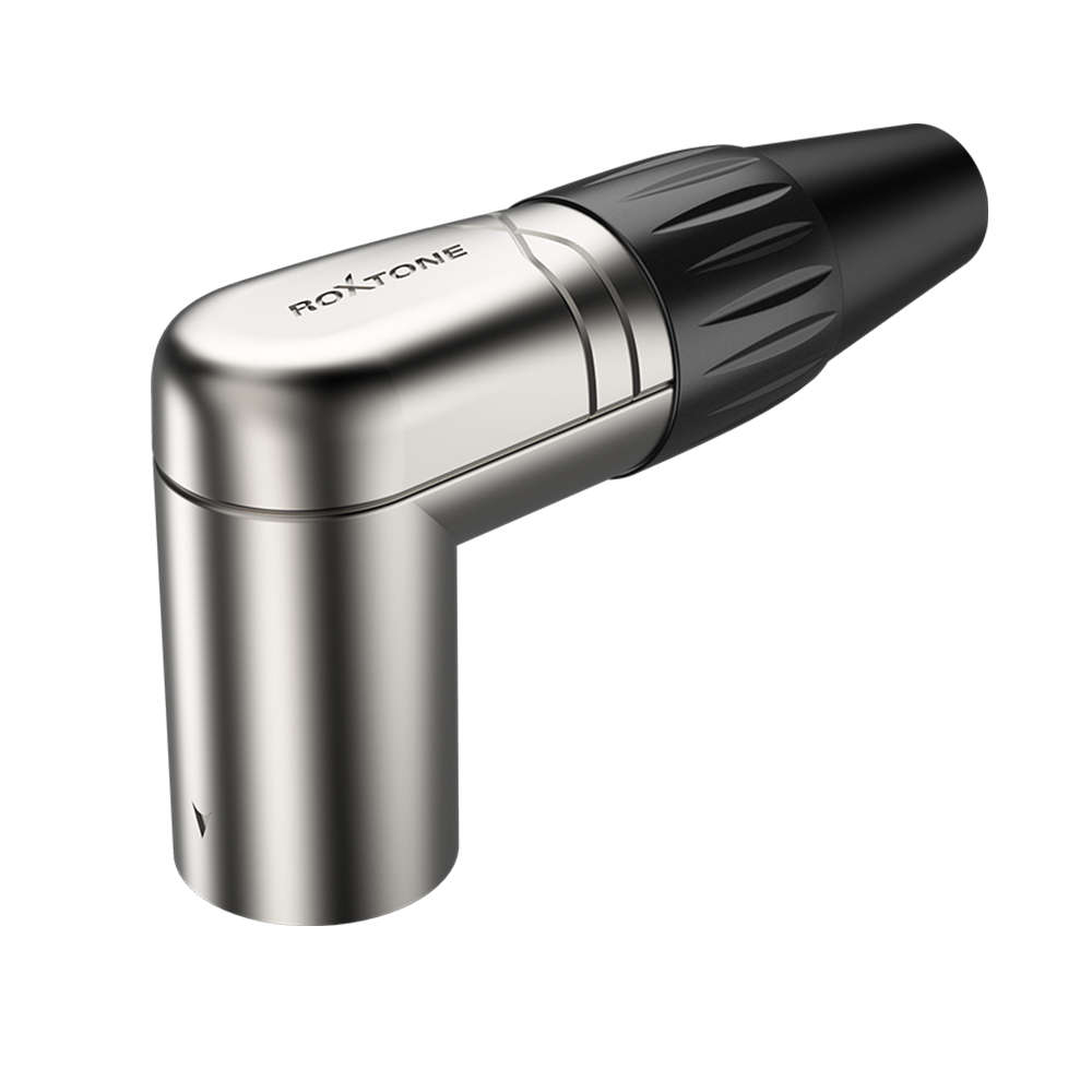 ROXTONE CONNECTOR RIGHT ANGLE XLR INLINE MALE