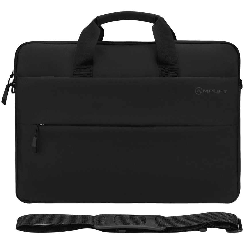 Amplify Cuba 15.6" Laptop Shoulder Bag Black