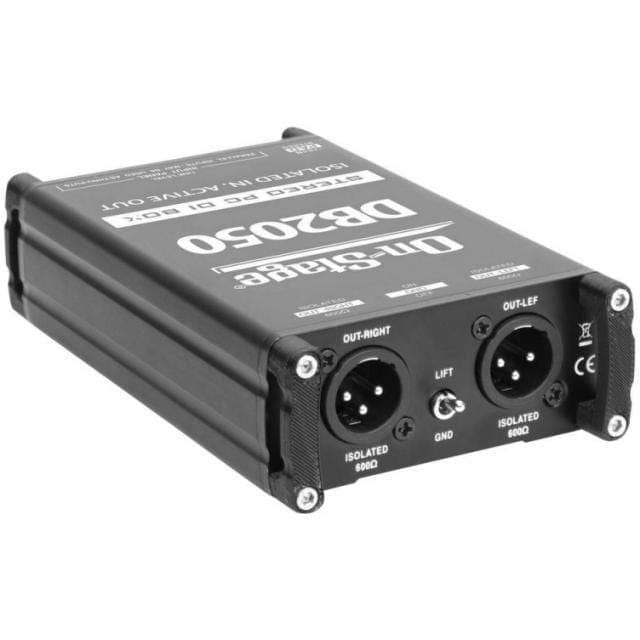 On-Stage DB2050 Active Stereo Multi-Media DI Box
