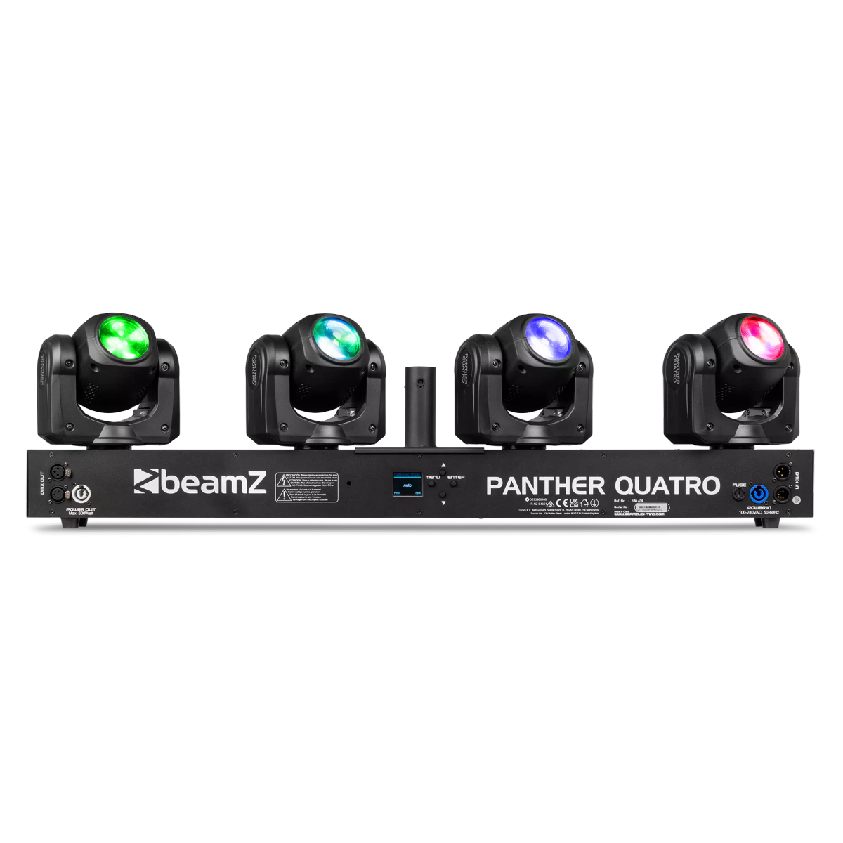 BEAMZ PANTHER QUATRO BEAM BAR 4X 40W RGBW IP20