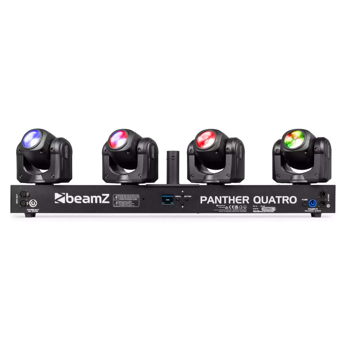 BEAMZ PANTHER QUATRO BEAM BAR 4X 40W RGBW IP20