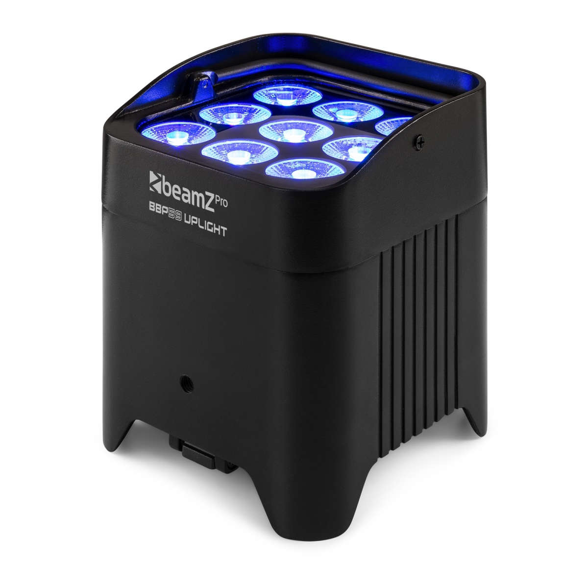 BEAMZPRO BBP59 LED BATTERY UPLIGHT PAR IP65 9x 12W RGBAWUV