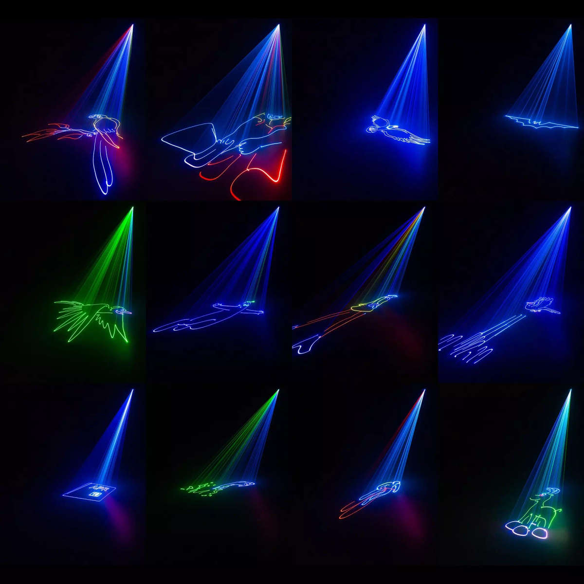 BEAMZ LEDA ANIMATION LASER RGB 1.2W