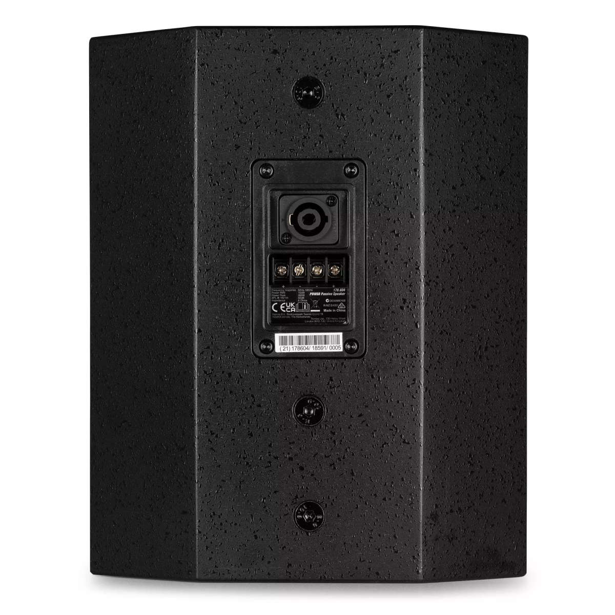 PDM PDW6B PASSIVE WALL MOUNT SPEAKER 6INCH BLACK 150W 8OHM IP20