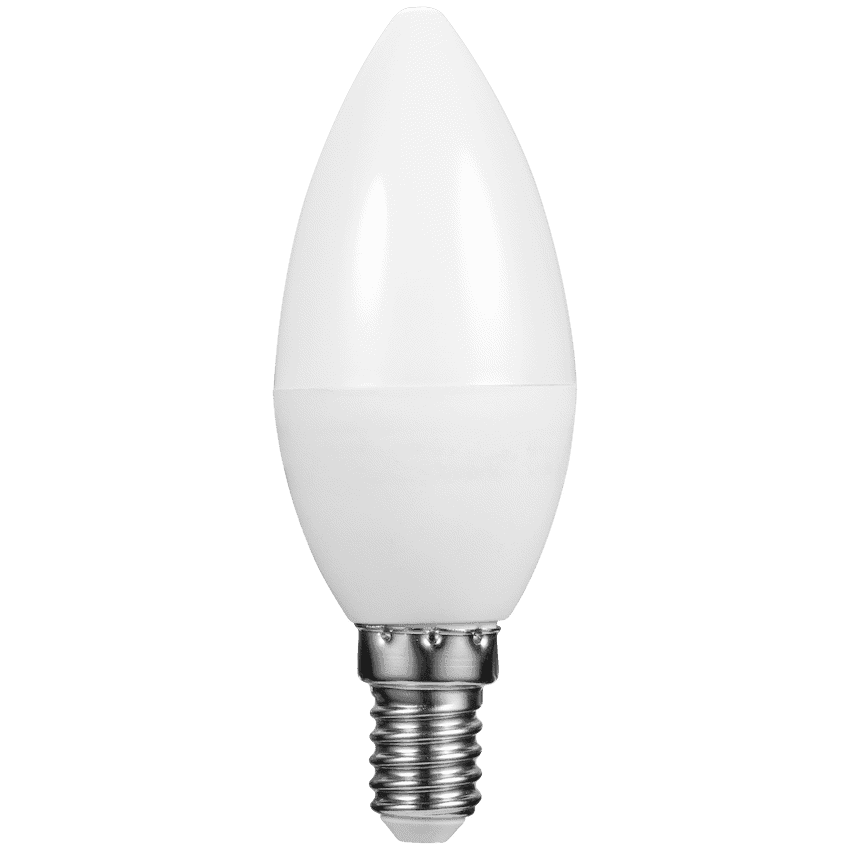 Switched 5w Candle LED Light Bulb E14 - Warm White