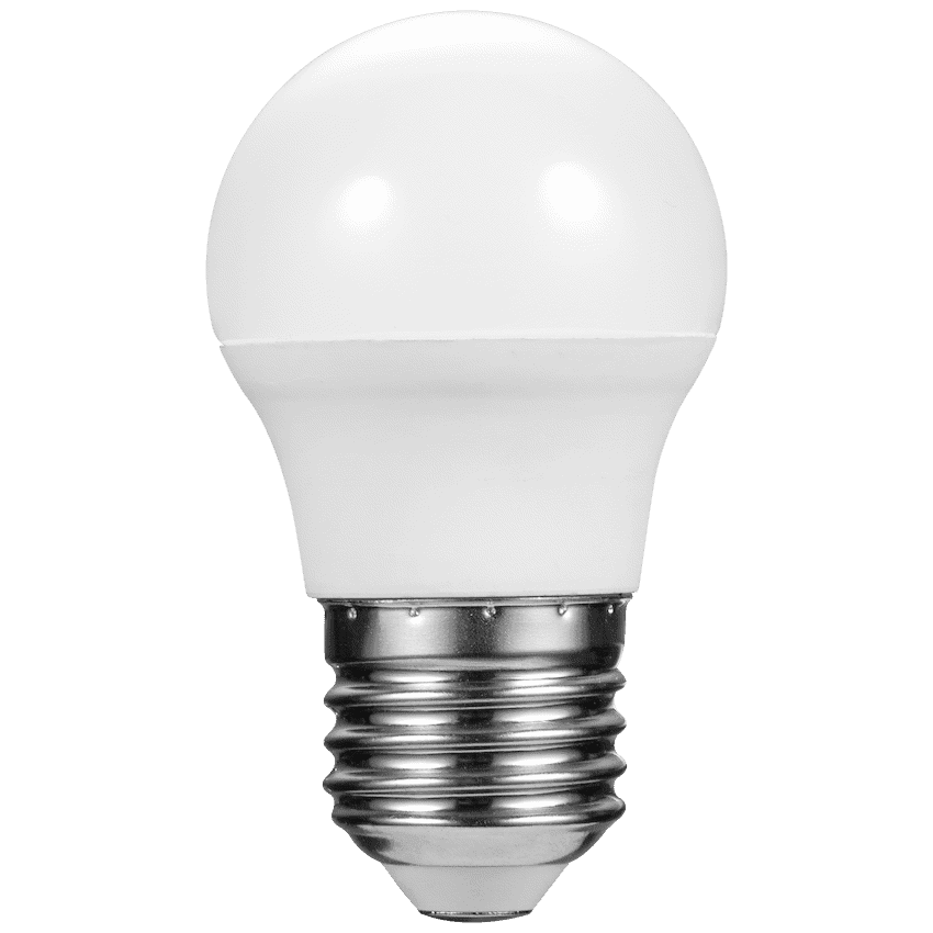 Switched 5w Golfball LED Light Bulb E27 - Warm White