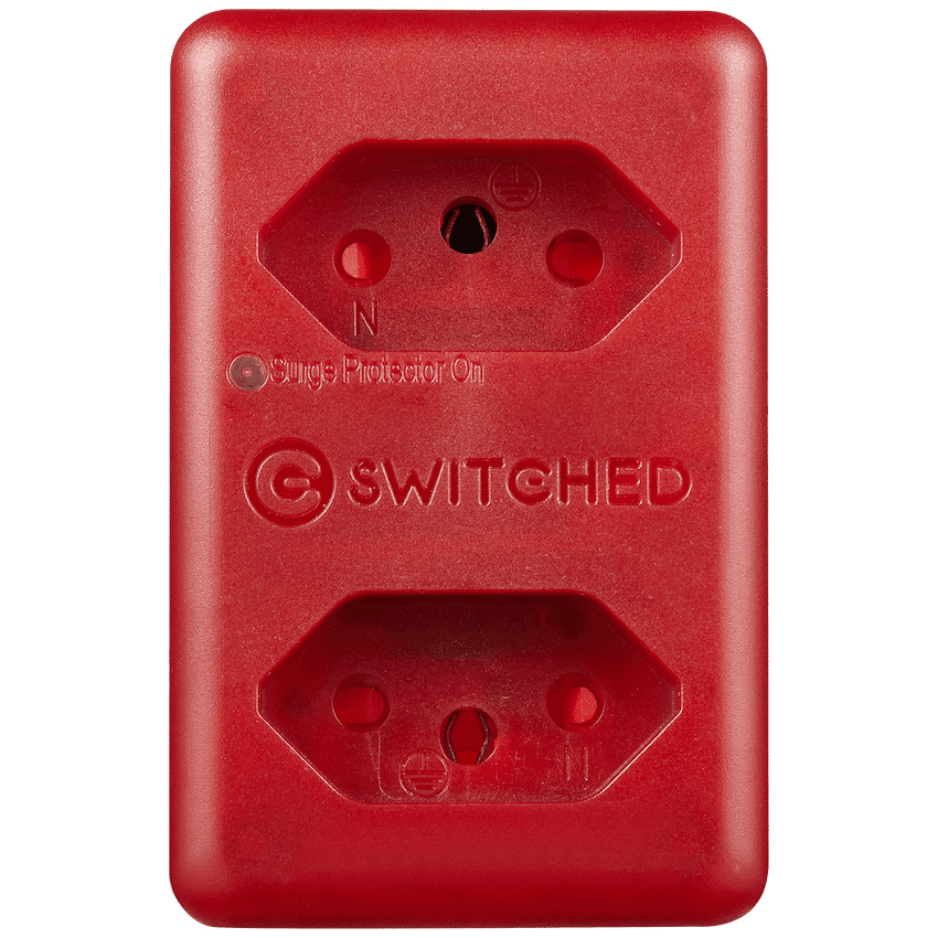 Switched 2-way High Surge Protection Network Router Safe Adaptor 230v-16A