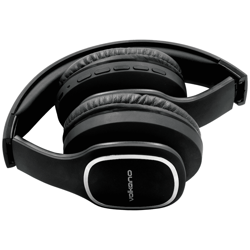 Volkano Phonic Series Bluetooth Full Size Headphones - Black