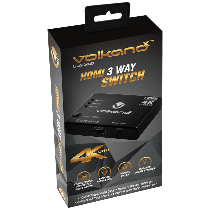 VolkanoX Define Series HDMI Switch 3-Way